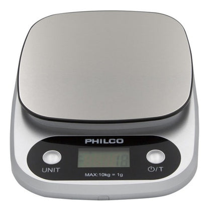 Balanza Digital De Cocina Philco KS-491 Alta Precisión Soporta Hasta 10 Kgs.