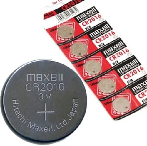 Ofertas en 5x Tira Pila Maxell Cr2016 Bateria Litio Boton Control