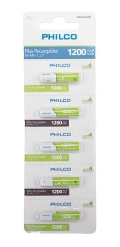 Pila Recargable Philco AAA 1200 MAH Pack 10 Unidades