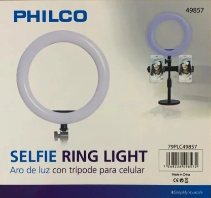 Selfie Ring Light 26 Cms Aro De Luz Led Sobremesa