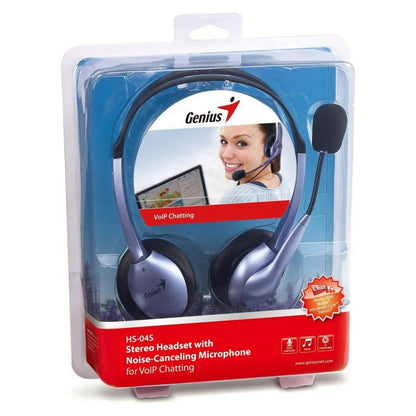 Audífonos Multimedia Genius HS-04S Headset Con Micrófono