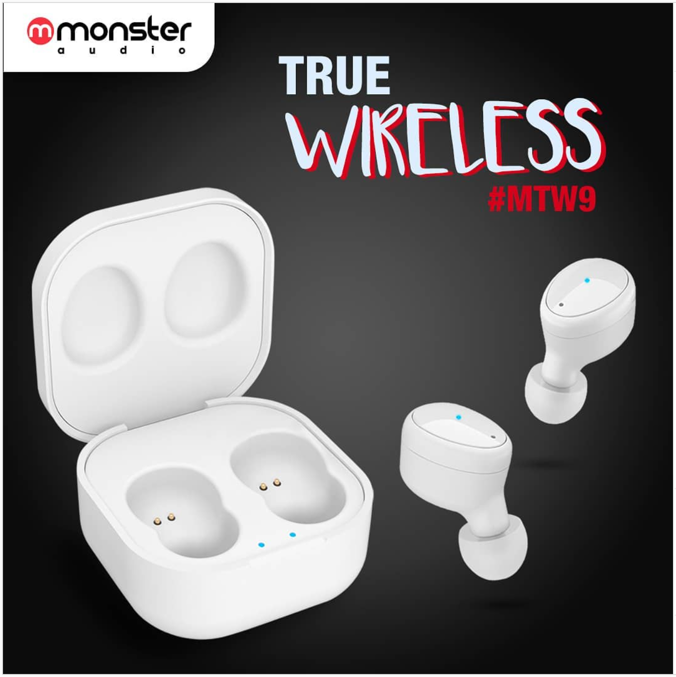 Audífonos Bluetooth Monster Audio MTW9 True Wireless Earbuds