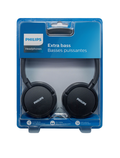 Audífonos DJ Philips SHL5000 Extra Bass Negros