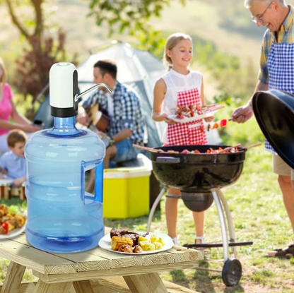 Bomba Eléctrica Dispensadora De Agua Para Botellón Recargable Mediante USB