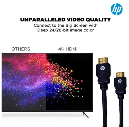 Cable HDMI Marca HP Alta Velocidad UHD 4K 2160p 5 mts.