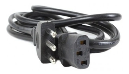 Cable De Poder Para PC, Monitores, UPS de 1,8 metros