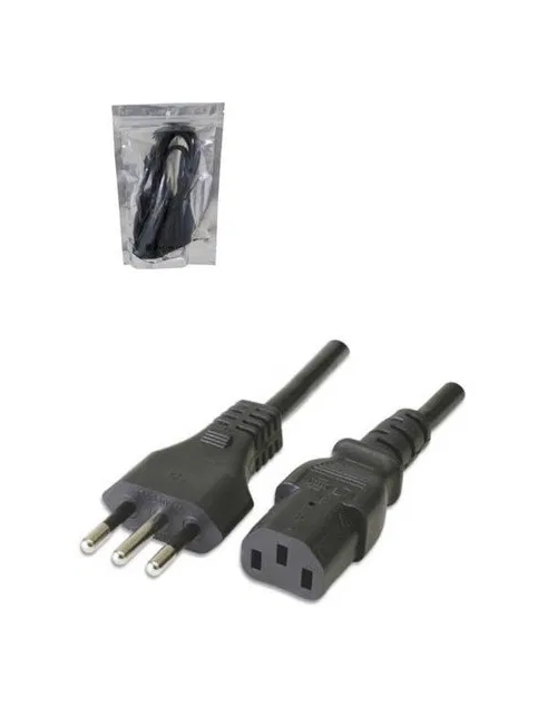 Cable De Poder Para PC, Monitores, UPS de 1,8 metros