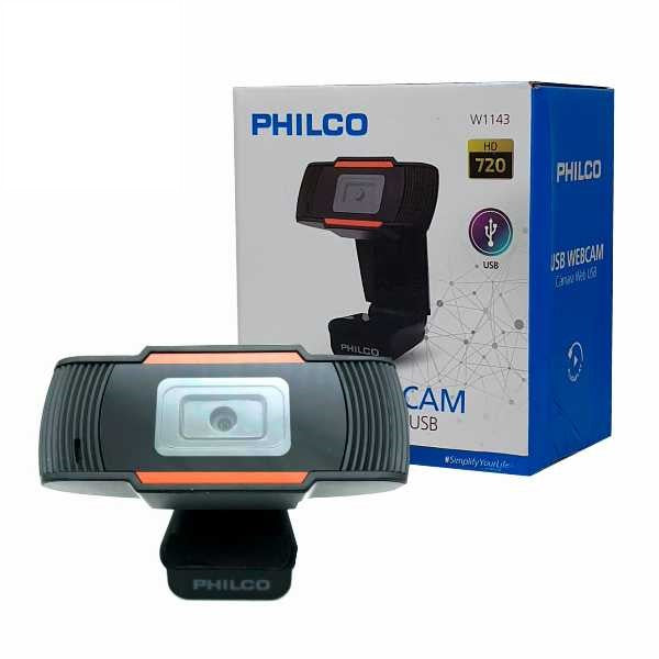 Cámara Web USB Philco Modelo W1143 HD 720p (1280×720) 1.3 MPX