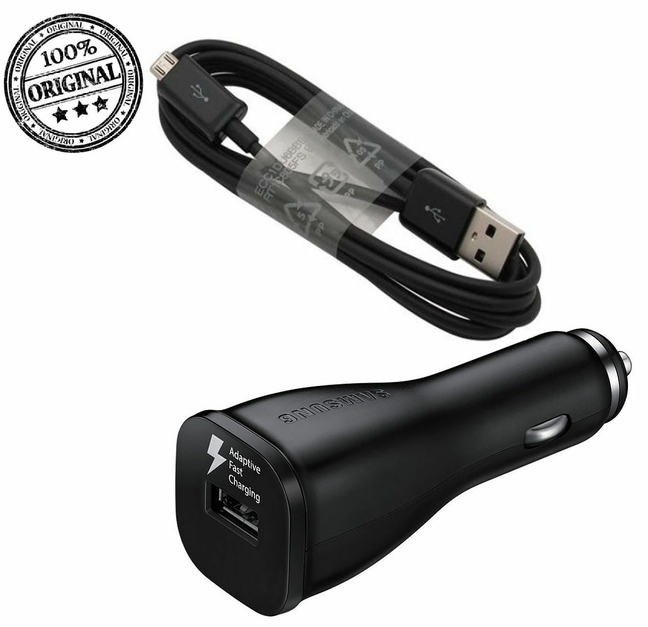 Cargador De Celulares para Autos Samsung USB 3.0 15W 2A Carga Rápida