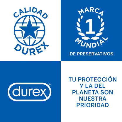 Durex Clásico Caja 3 Condones/Preservativos Látex Lubricados