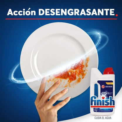 Finish Pack Detergente Botella 1 kg. + Abrillantador 400 ml. + Sal Antisarro 1 kg.