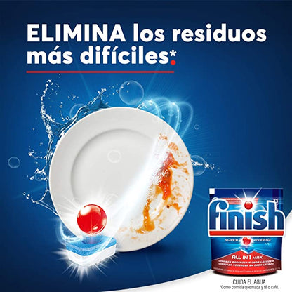 Finish Pack Tabletas 13 Uds. + Abrillantador 400 ml. + Sal Antisarro 1kg