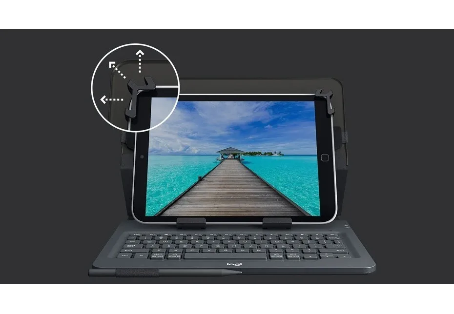 Funda Con Teclado Universal Logitech Para Tablets de 9" a 10.5"