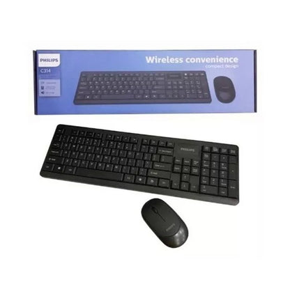 Combo Teclado + Mouse Inalámbrico Philips C314