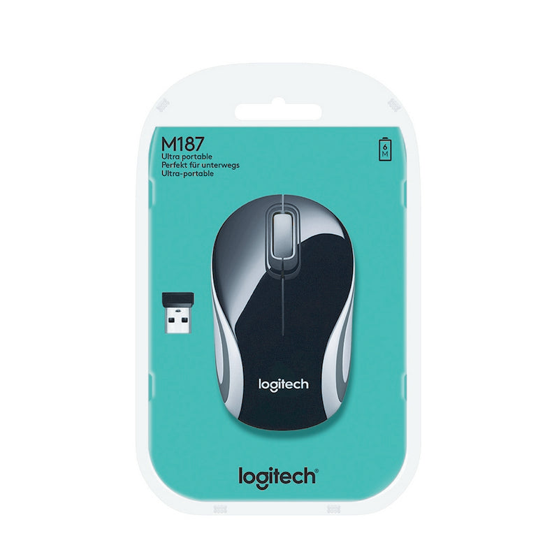 Mini Mouse Inalámbrico Logitech M187 Plug & Play