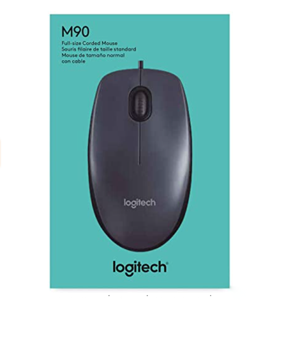 Mouse Óptico Cableado Logitech M90 USB Plug & Play