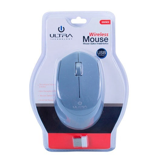 Mouse Óptico 4D Inalámbrico Ultra Technology 250W