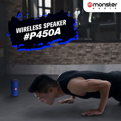 Parlante Monster P450 Bluetooth Anti Salpicaduras Multi Conexión TWS