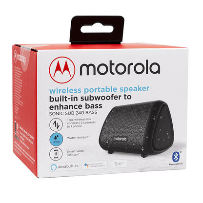 Parlante Motorola Sonic Sub 240 Bass 7W BT 5.0 IPX5