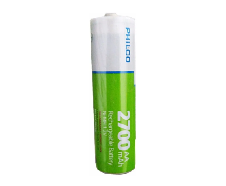 Pila Recargable Philco AA 2700 mAh Pack 5 Unidades