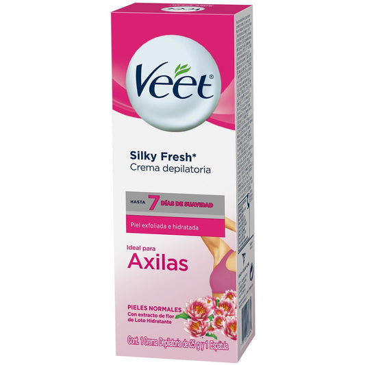 Veet Crema Depilatoria Axilas Y Bikini Para Piel Normal 25 Grs.