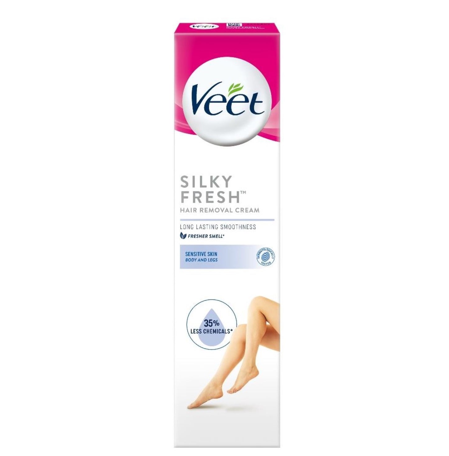 Veet Crema Depilatoria Silky Fresh Para Piel Sensible 200 ml. Incluye Espátula