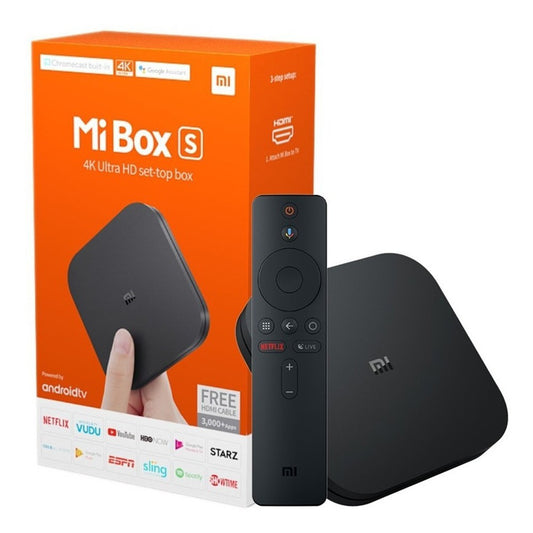 Xiaomi Mi Box S Android TV 4K HDR con Google Assistant